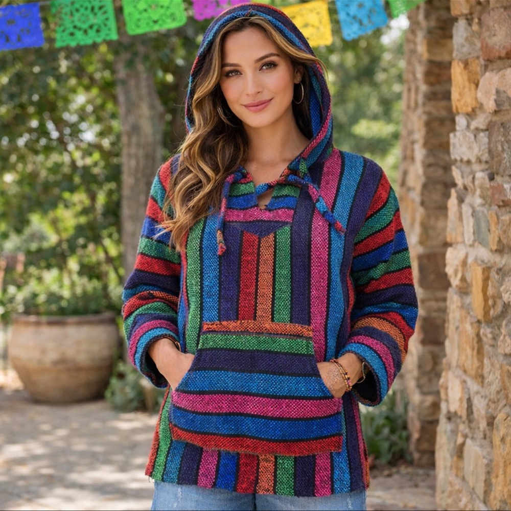 Mexican Baja Hoodie UNISEX - Picture 1 of 11